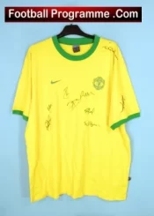 Manchester United Multi Signed Football Shirt David Beckham Ferguson Etc
