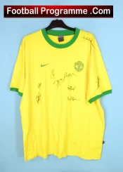 Manchester United Multi Signed Football Shirt David Beckham Ferguson Etc