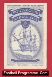 Portsmouth v Newport County 1961