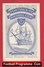 Portsmouth v Brentford 1962
