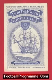 Portsmouth v Norwich City 1960