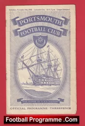 Portsmouth v Leicester City 1958