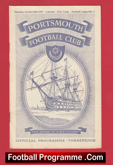 Portsmouth v Leicester City 1957 - Image 2