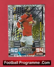 Manchester United Wayne Rooney Autographed Signed Football Card