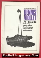 Dennis Viollet Testimonial Benefit Match Manchester United 1967