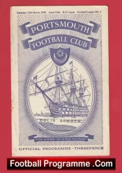 Portsmouth v Aston Villa 1958