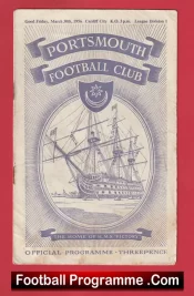Portsmouth v Cardiff City 1956