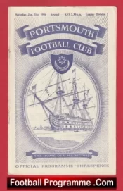 Portsmouth v Arsenal 1956