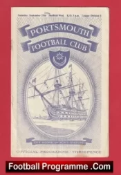 Portsmouth v Sheffield Wednesday 1954