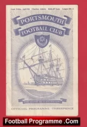 Portsmouth v Charlton Athletic 1955