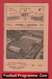Watford v Birmingham City 1960