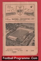 Watford v Southampton 1960 – FA Cup Replay