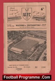 Watford v Southampton 1960 – FA Cup Replay