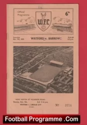 Watford v Barrow 1959