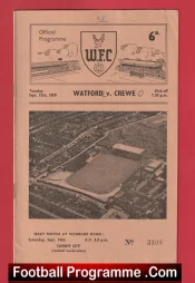 Watford v Crewe Alexandra 1959