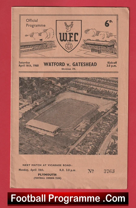 Watford v Gateshead 1960 - Image 2