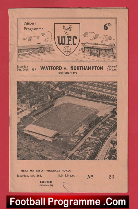 Watford v Northampton Town 1959 - Image 2