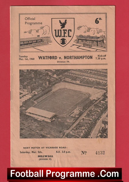 Watford v Northampton Town 1960 - Image 2