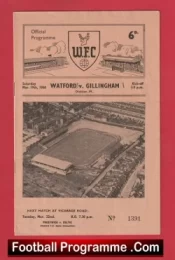 Watford v Gillingham 1960