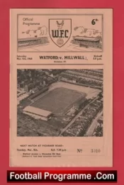 Watford v Millwall 1960