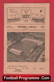Watford v Carlisle United 1960