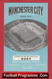 Manchester City v Bury 1964