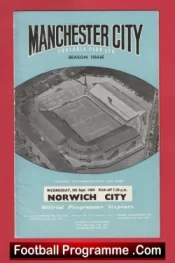 Manchester City v Norwich City 1964