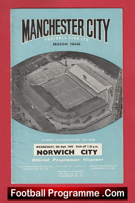 Manchester City v Norwich City 1964 - Image 2