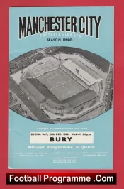Manchester City v Bury 1964