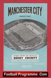 Manchester City v Derby County 1964