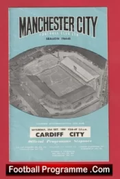 Manchester City v Cardiff City 1964