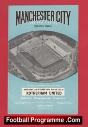 Manchester City v Rotherham United 1964