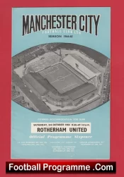 Manchester City v Rotherham United 1964