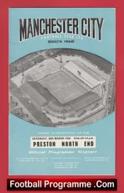 Manchester City v Preston 1965