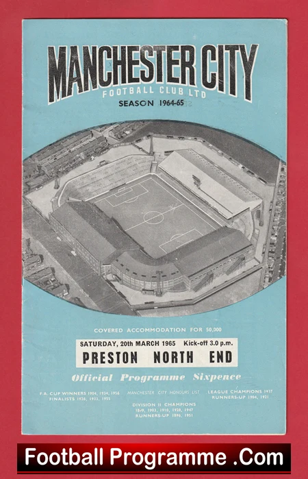 Manchester City v Preston 1965 - Image 2