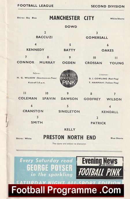 Manchester City v Preston 1965 - Image 3