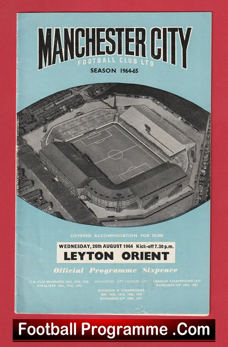 Manchester City v Leyton Orient 1964 - Image 2
