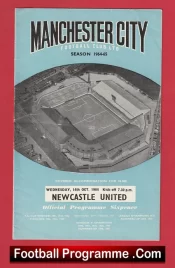 Manchester City v Newcastle United 1964