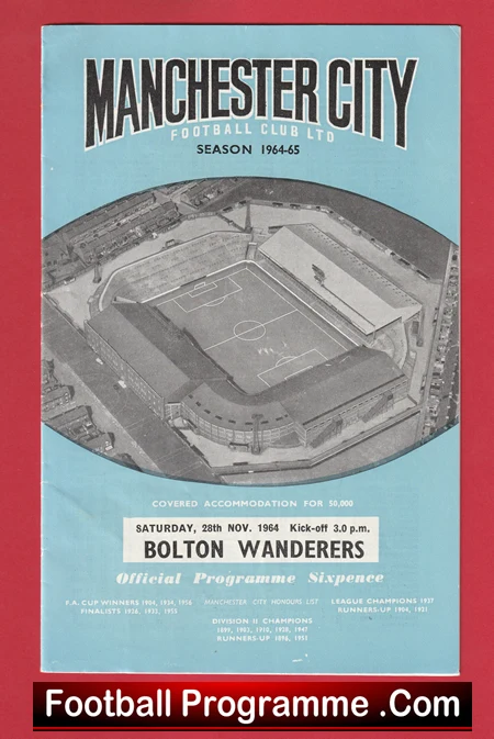 Manchester City v Bolton Wanderers 1964 - Image 2