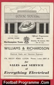 Luton Town v Northampton Town 1961