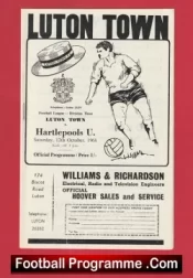 Luton Town v Hartlepool United 1968