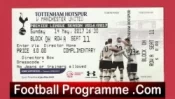 Tottenham Hotspur v Manchester United 2017 – Football Match Ticket