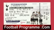 Tottenham Hotspur v Manchester United 2017 – Football Match Ticket