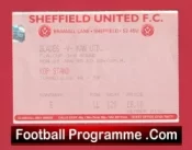 Sheffield United v Manchester United 1995 – Football Ticket