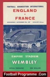 England v France 1957 – Duncan Edwards Last International Match