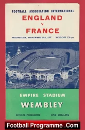 England v France 1957 – Duncan Edwards Last International Match