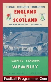 England v Scotland 1957 – Plus Man Utd Duncan Edwards