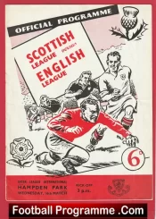 Scottish League v English League 1955 – Scotland v England 54