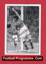 Manchester United Joe Lancaster Autograph Signed Football Card Man Utd
