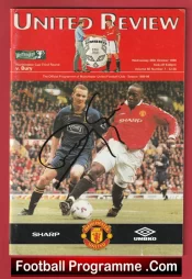 Manchester United v Bury 1998 – Multi Autographed Signed + Beckham